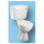 Turquoise Close coupled toilet ( WC pan & 450mm lever flush cistern )