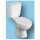 Black C/c toilet (WC pan 405mm flush valve cistern)