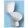 Whisper / Misty Grey C/c toilet (WC pan 405mm flush valve cistern)