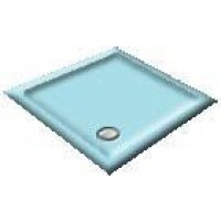 900X760 Sky Blue Offset Quadrant Shower Trays