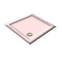 1400 Whisper Pink Offset Pentagon Shower Trays