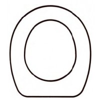 OMNIA Solid Wood Replacement Toilet Seats
