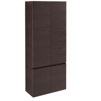 Tall Cabinet 4 doors-Glossy colours / Wood L70