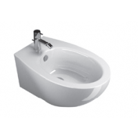 57 New Wall-hung bidet 1 tap hole-White