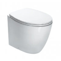 57 Back to wall pan-White satin