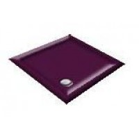 900x800 Imperial Purple Offset Quadrant Shower Trays