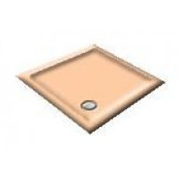 1400 Misty Peach Offset Pentagon Shower Trays