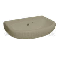 Caspero 550x480 Basin 2 tapholes - Avocado