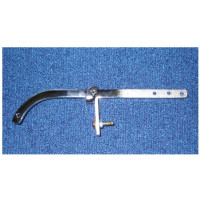 Twyford Chain pull lever arm & fulcrum bracket for high level cisterns - Chrome