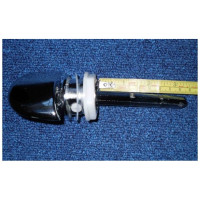 Universal  Side hole mounted cistern lever, Finish - Chrome, Arm length 70mm (short)