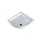 white quadrant shower tray