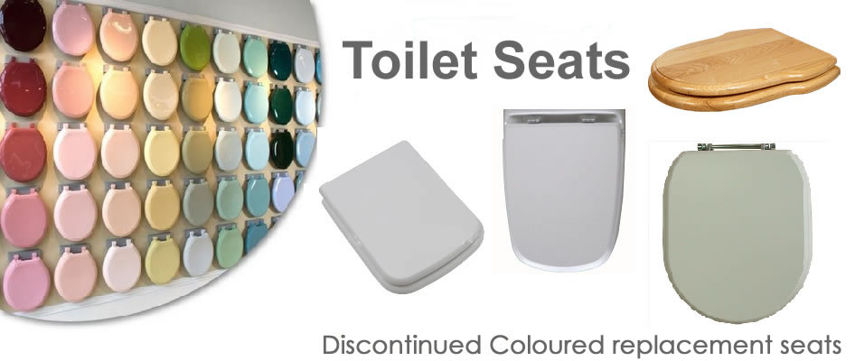 Coloured toilet seats